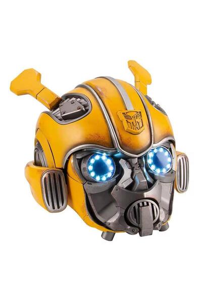 onestophube Premium Bublebee Robot Savaşçı Giyilebilir Kask Led Işıklı Cospla...