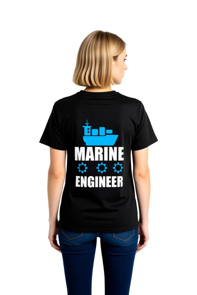 PayBuy Women's Ship Engineer Printed Short Sleeve T-Shirt %100 Cotton Comfort...