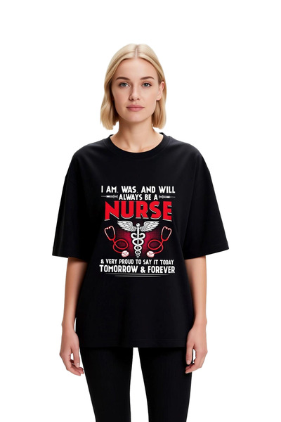 PayBuy Women's Oversize Nursing Profession Printed T-Shirt 100% Cotton Relaxe...