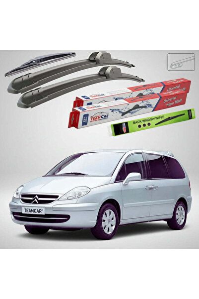 TEAMCAR Wipers Citroën C8 EA/EB Monovolume 2005-2010 | Front + Rear Flat Set ...