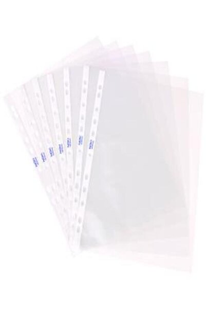 inci çelik aksesuar Plastic File Bag Eco A4 Transparent 100 Pcs
