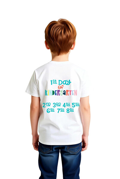 PayBuy Children's School Year Memory Graphic Printed Short Sleeve T-Shirt Cla...