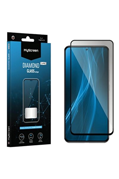 Generic MS Diamond Glass Edge Lite FG Oppo A79 5G μαύρο/μαύρο Πλήρης Κόλλα