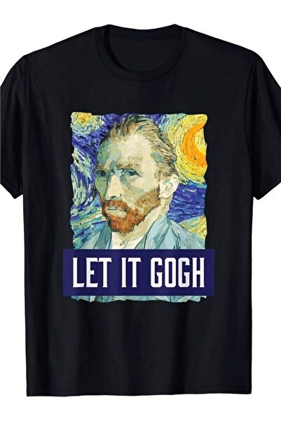 NOURAM Van Gogh Starry Night Inspired T-Shirt Let It Go Art Graphic Tee Soft ...