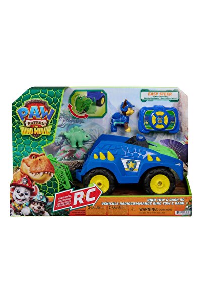 PATRULA CATELUSILOR RC dino vehicle set with remote control, Chase figure and...