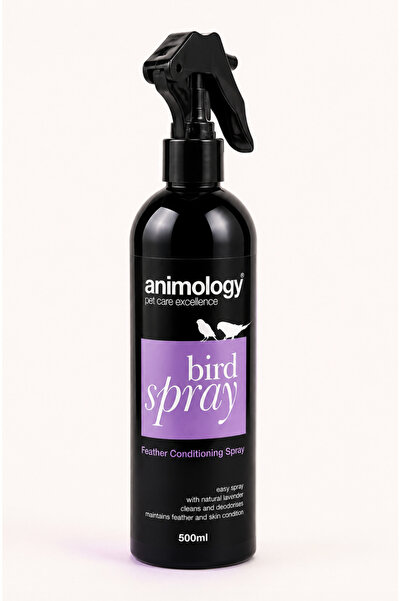 Animology Lavender Bird Feather Cleaning Spray 500ml - Economical Pack, Moist...