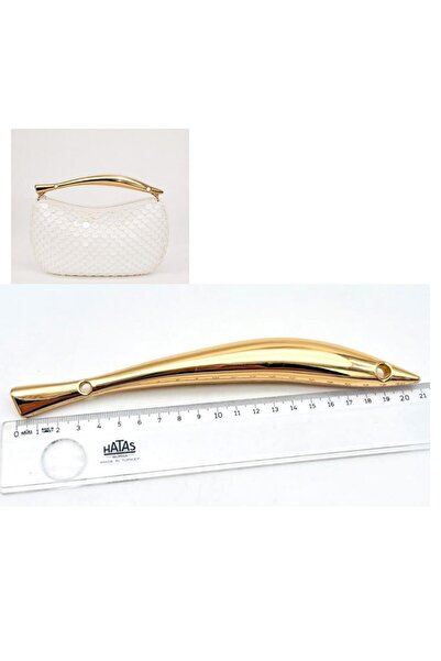 angel çanta aksesuar 21 cm Fish Model Bag Handle Light Golden Color