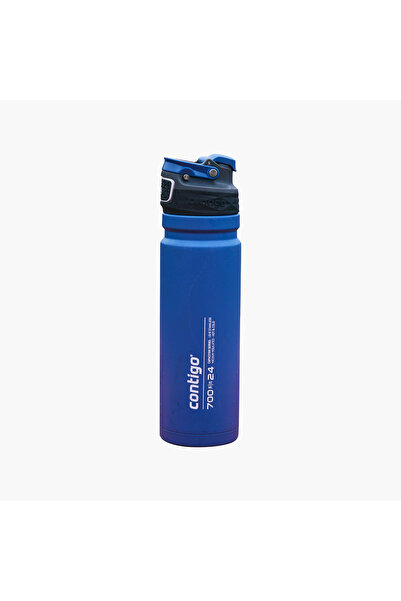 Contigo Plain Stainless Steel Water Bottle with Snap Spout and Leak Resistant...