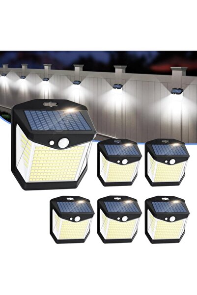 STARSTAR 6-pack solar motion sensor wall lamp 248 LEDs.