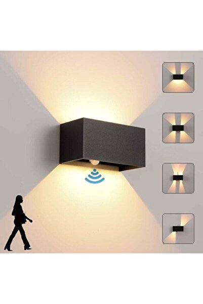 STARSTAR 24W LED wall light with motion sensor – Waterproof wall light – Adju...