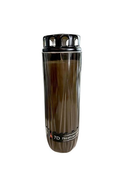LCA Candela din Plastic cu Capac, Premium, Negru