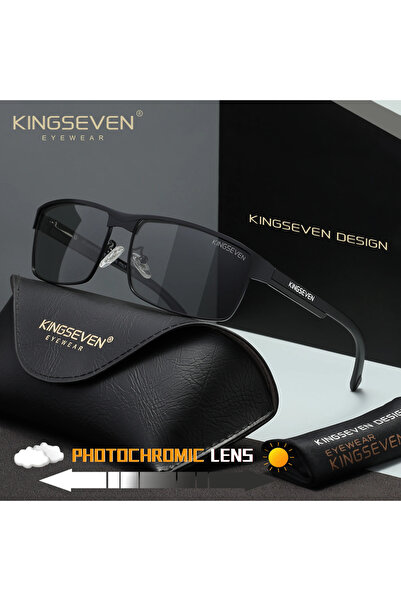 Choice5 Black Photochromic KINGSEVEN Men Polarized Sunglasses Driving UV400 A...