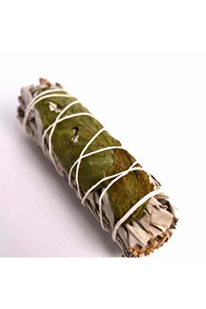craftmystic California White Sage Bouquet with Basil - Purification and Energ...