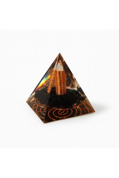 craftmystic Piramida Orgonic Obsidian 60mm - Protectie, Claritate si Transfor...