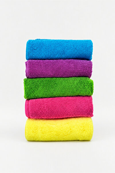 DOFİ 5'li Mikrofiber Çok Amaçlı Temizlik Bezi Seti | Tüy Bırakmayan, Yüksek E...