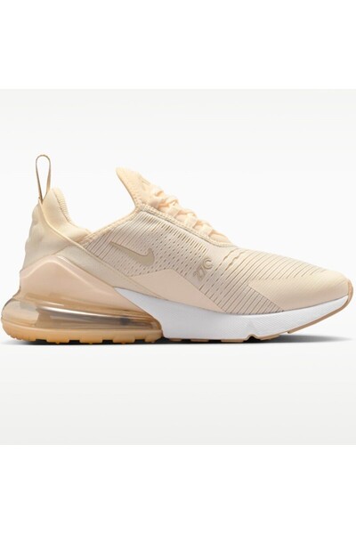 Nike Air Max 270 Womens Sneaker Cream Kadın Günlük Spor Ayakkabı Krem