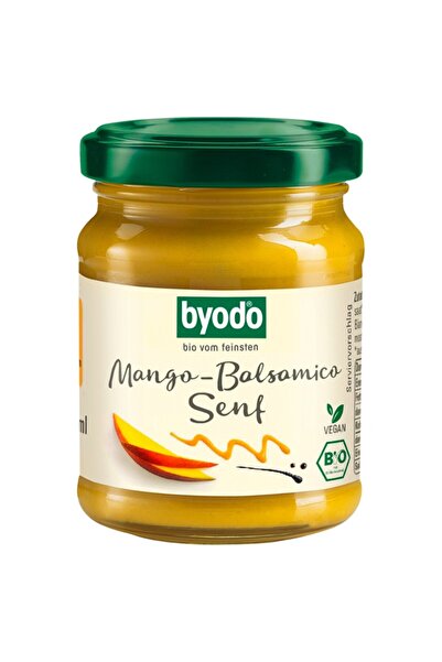 Byodo Muștar cu mango și oțet balsamic, fără gluten, bio, 125ml