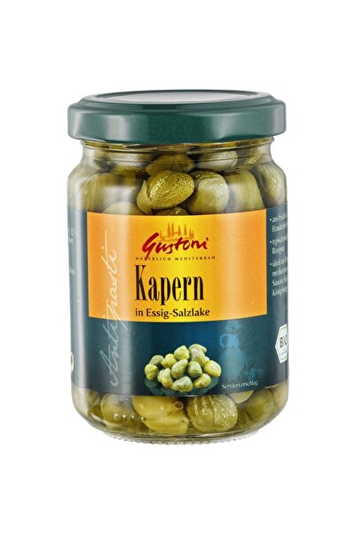 Gustoni Cimbru organic în saramură, 140g