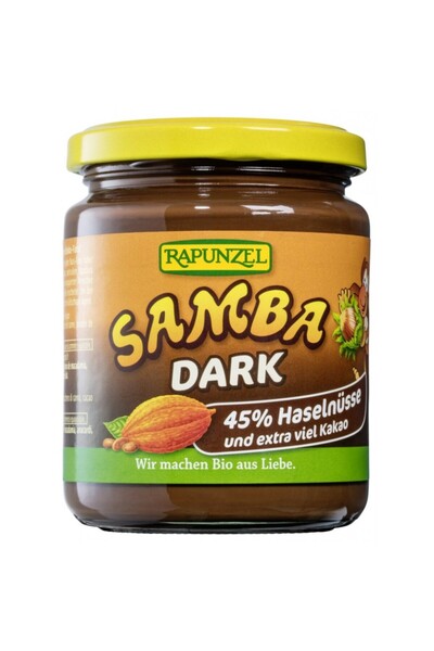 Rapunzel Samba cremă organică vegană întunecată, 250g