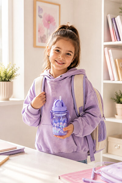 Generic Brand Παιδικό Μπουκάλι Νερού Premium 350 ml με Αναδυόμενο Καλαμάκι κα...