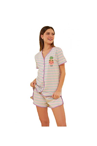 NBB LINGERIE Γυναικείες Καλοκαιρινές Πυτζάμες Λιλά 67753, Μέγεθος XL