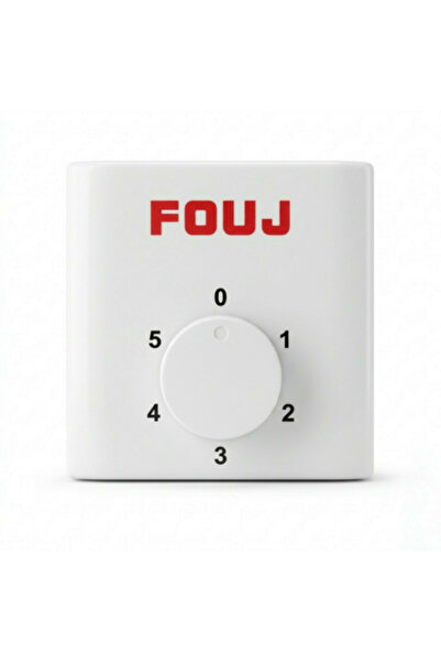 FOUJ مفتاح مروحة سقف 5 سرعات خط واحد 220 فولت - فوج