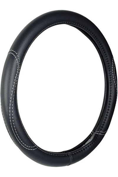 Custom Accessories STRETCHABLE STEERING WHEEL COVER - BLACK