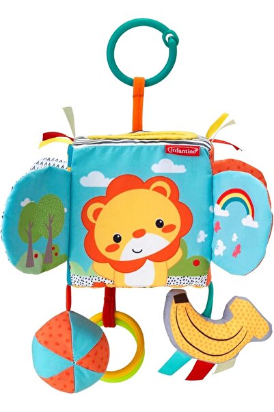 Infantino Big Top Discovery Cube - Development Toy with peek-a-Boo Mirror, Cl...