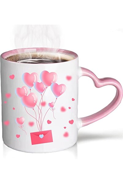 GENERAL Heat Changing Mug, Caliamary Funny Panda Color Changing Ceramic Coffe...