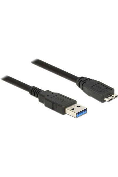 DELOCK Καλώδιο USB 3.0 σε micro USB, κανονικό, 1,5μ (85073)