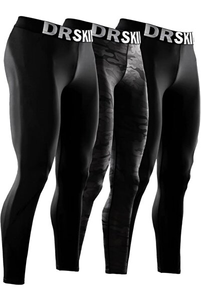 GENERAL DRSKIN 4, 3 or 1 Pack Men’s Compression Pants Tights Leggings Sports ...