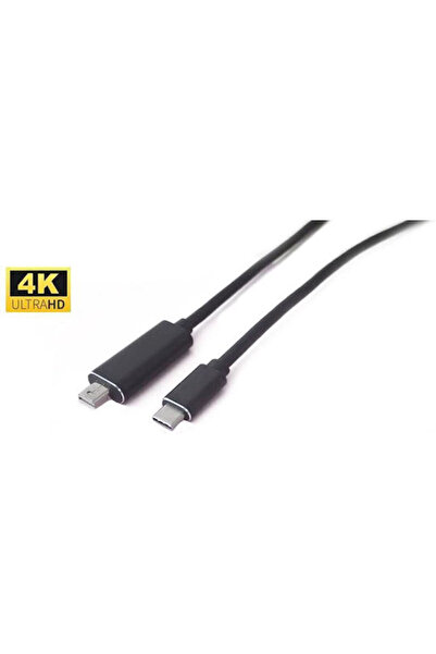 MicroConnect Καλώδιο βίντεο USB 3.2 USB-C Αρσενικό σε USB-C Μαύρο 1μ