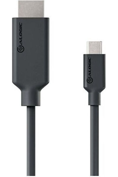 Alogic Καλώδιο HDMI αρσενικό σε αρσενικό 1μ Μαύρο Κωδικός: EL2UCHD-01