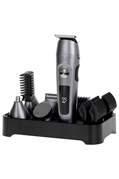 adler Kit de îngrijire personală premium 6-în-1 cu afișaj LCD și design rezis...