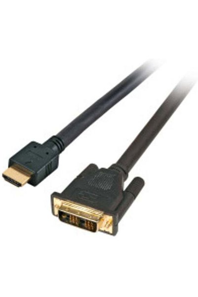 EFB Καλώδιο DVI-D αρσενικό σε HDMI αρσενικό, 1μ, Μαύρο (K5432SW.1)