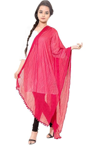 GENERAL Stylesindia Cotton Solid Colors Women Dupatta scarves Shawl