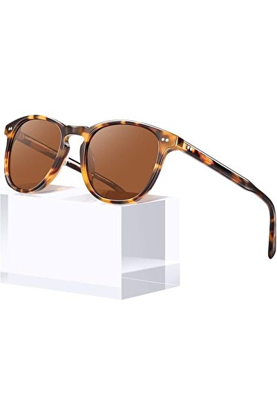 CARFIA Retro Polarized Sunglasses for Women Small and Medium Face UV Protecti...