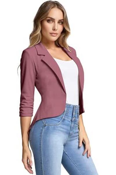 Hybrid & Company womens Classic Classic | Classic peplum silhouette, double l...