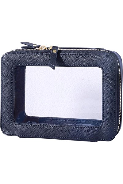 SANHECUN Toiletry bag waterproof cosmetic organizer with hanging hook for tra...