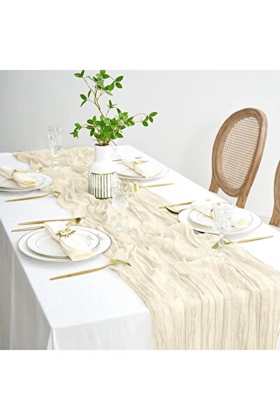 Generic Brand Table runner - 90 x 400 cm - Bohemian style table decoration - ...
