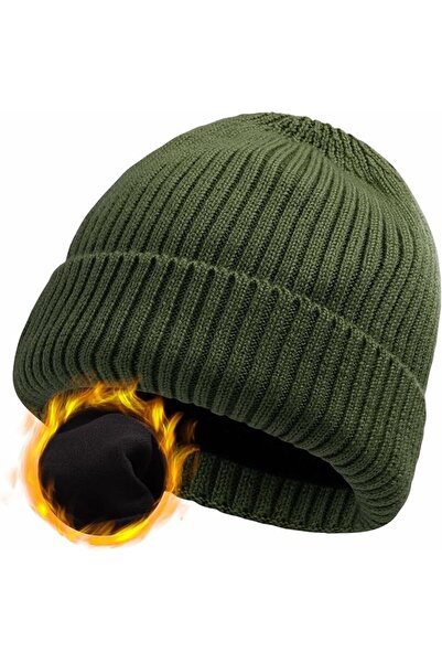 Ztl Merino Wool Beanie Hat for Men Women, Thick Warm Fleece Lined Knit Winter...