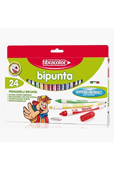 MC Micostore Carioca Fibracolor Bipunta 24 culori cu 2 capete