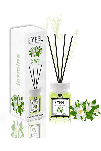 Generic Jasmine Reed Diffuser 120ml | Sweet Floral Room Fragrance with 4 Bamb...