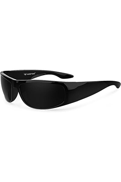 WISTONE WISTON Dark Sunglasses for Men Wrap Around Sunglasses for Big Heads M...