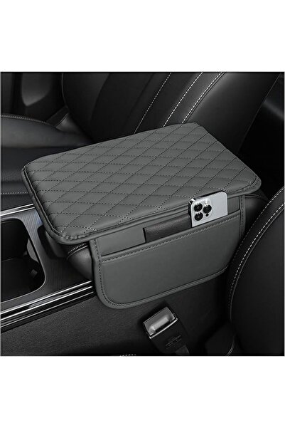 GENERAL Car Center Console Armrest Cover Microfiber Leather Arm Rest Cushion ...