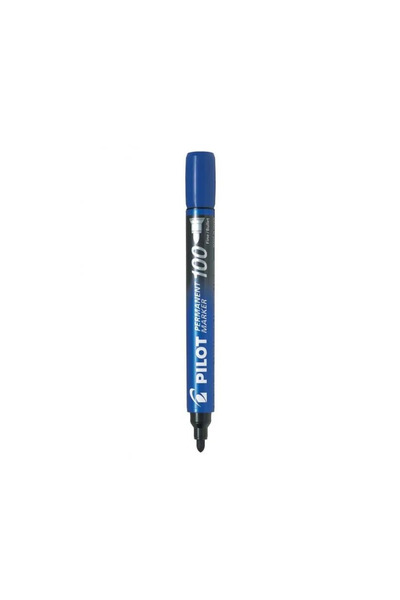 MC Micostore Marker permanent Pilot 100 varf rotund Albastru