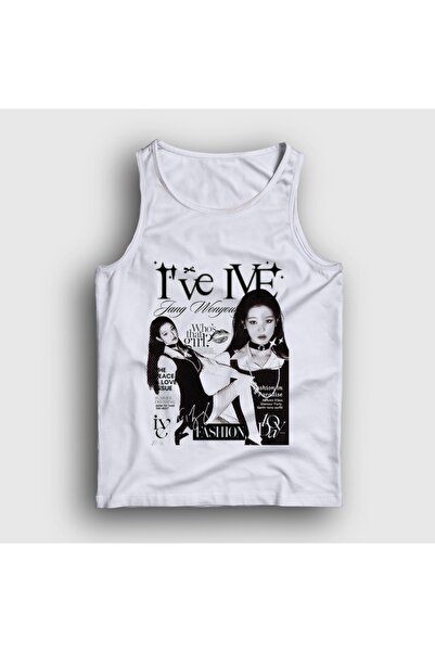 Presmono Unisex White Jang Wonyoung K-Pop Ive Undershirt 619927Tt