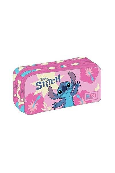 MC Micostore Στολίδι σωληνωτό με 2 κουμπώματα 21x6x9εκ. Stitch Ροζ Must 9