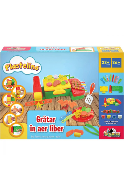 MC Micostore Plastilina Set de joaca Plastelino Gratar in aer liber