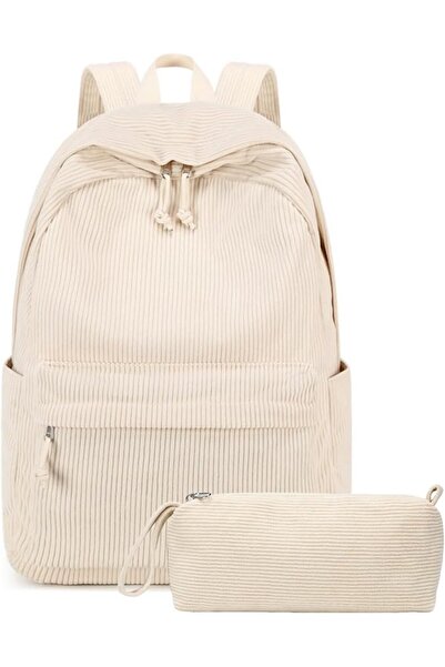 BTOOP School Backpack for Teens Large Corduroy Bookbag Lightweight Girls Boys...